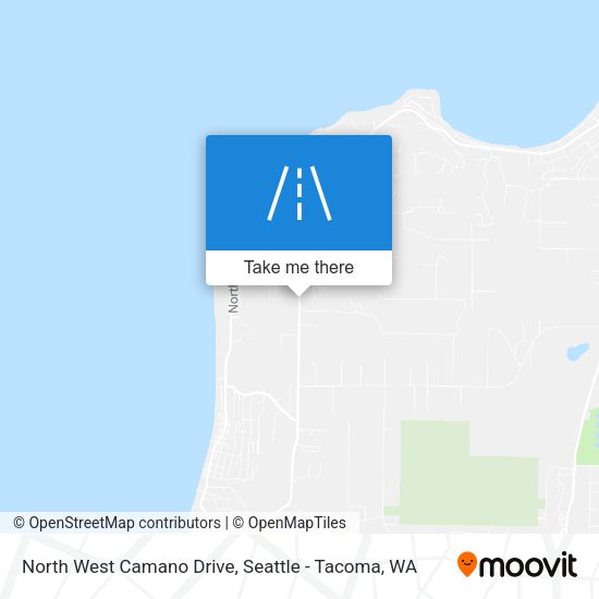 Mapa de North West Camano Drive