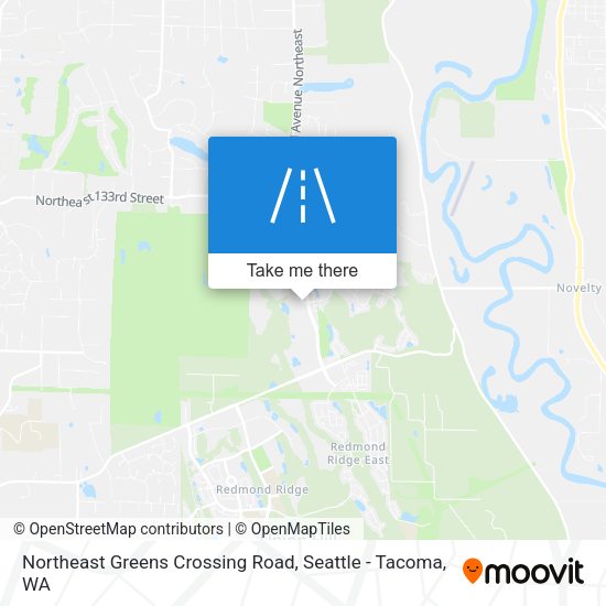 Mapa de Northeast Greens Crossing Road