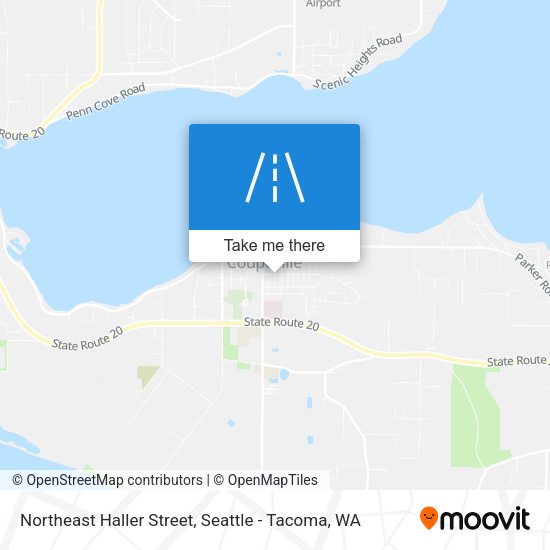 Northeast Haller Street map