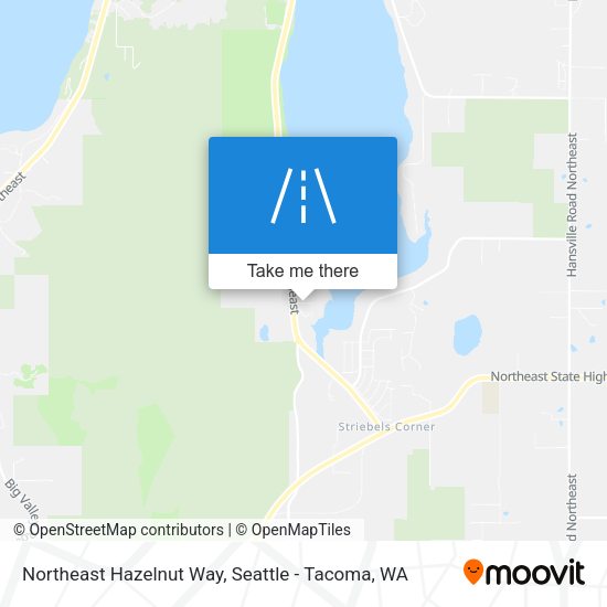 Mapa de Northeast Hazelnut Way