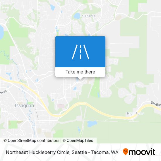 Mapa de Northeast Huckleberry Circle