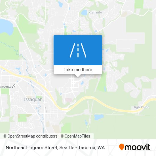 Northeast Ingram Street map