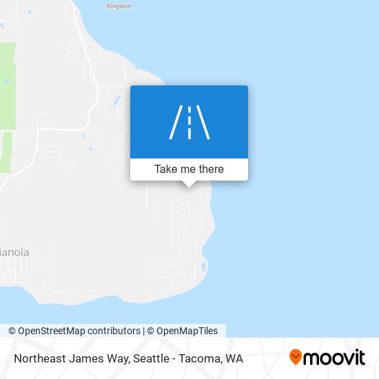 Mapa de Northeast James Way