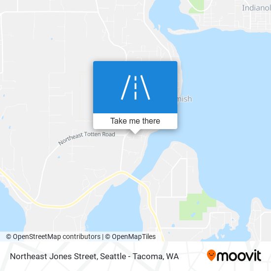 Mapa de Northeast Jones Street