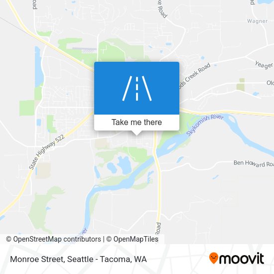 Monroe Street map