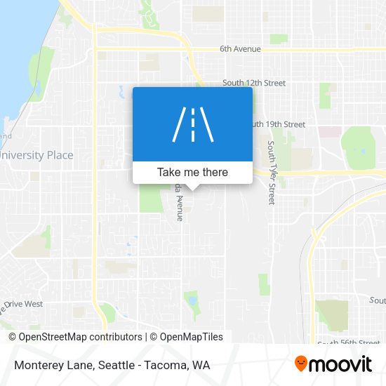Mapa de Monterey Lane