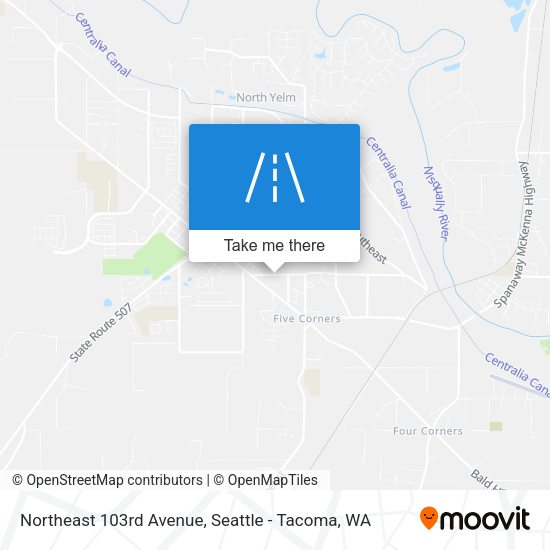 Northeast 103rd Avenue map
