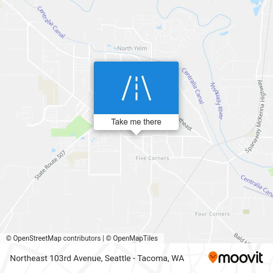 Northeast 103rd Avenue map