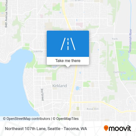 Mapa de Northeast 107th Lane
