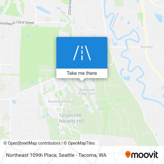 Mapa de Northeast 109th Place