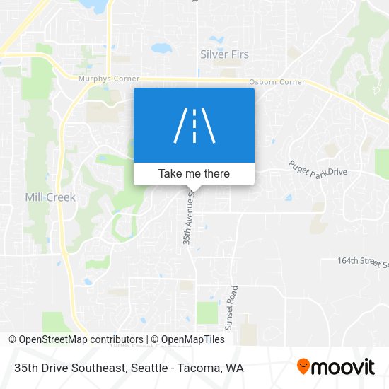 35th Drive Southeast map