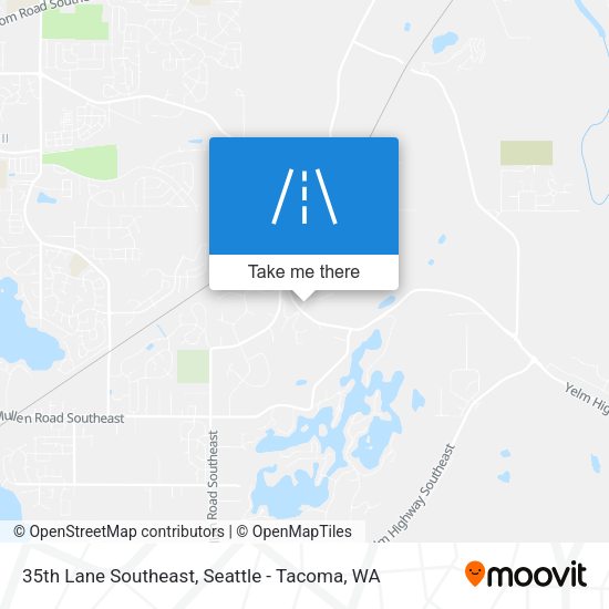 35th Lane Southeast map