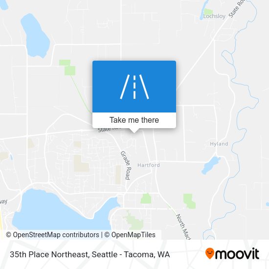 Mapa de 35th Place Northeast