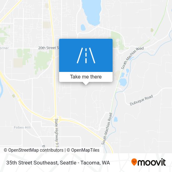 Mapa de 35th Street Southeast
