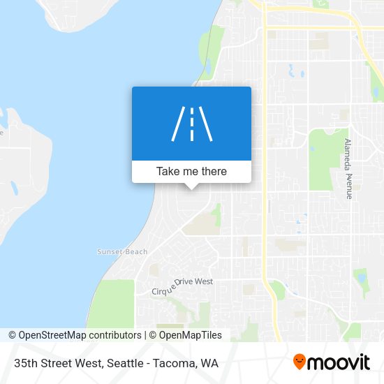 Mapa de 35th Street West