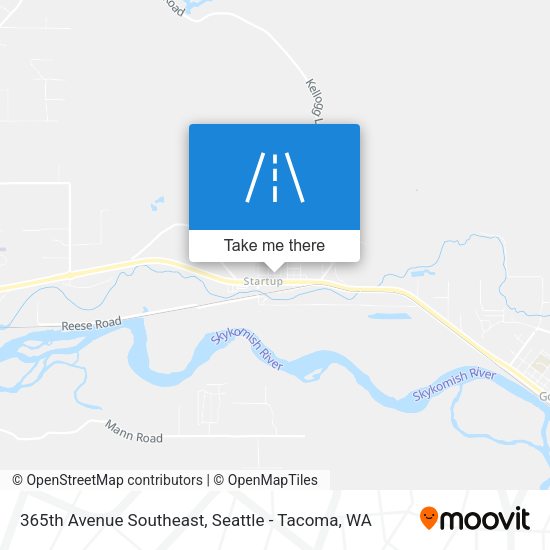 Mapa de 365th Avenue Southeast