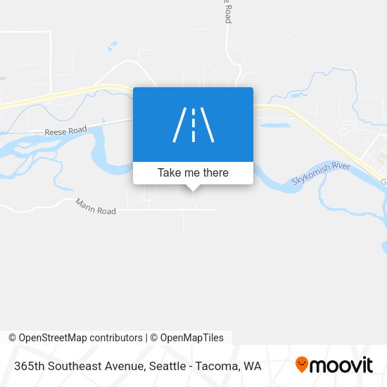 Mapa de 365th Southeast Avenue