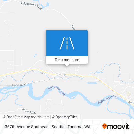 367th Avenue Southeast map