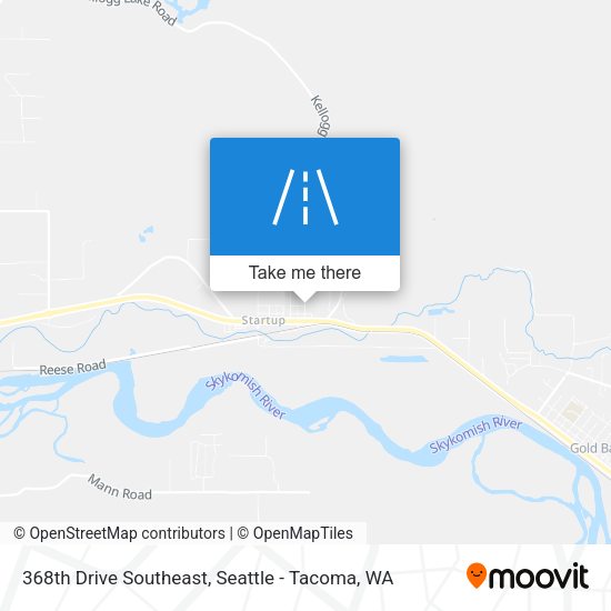 Mapa de 368th Drive Southeast