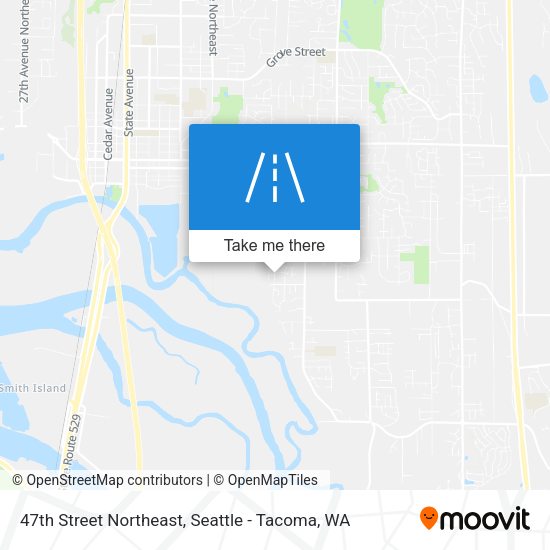 47th Street Northeast map