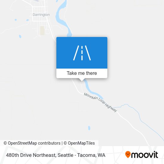 480th Drive Northeast map