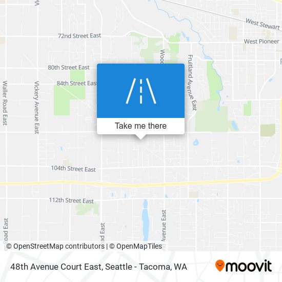 48th Avenue Court East map