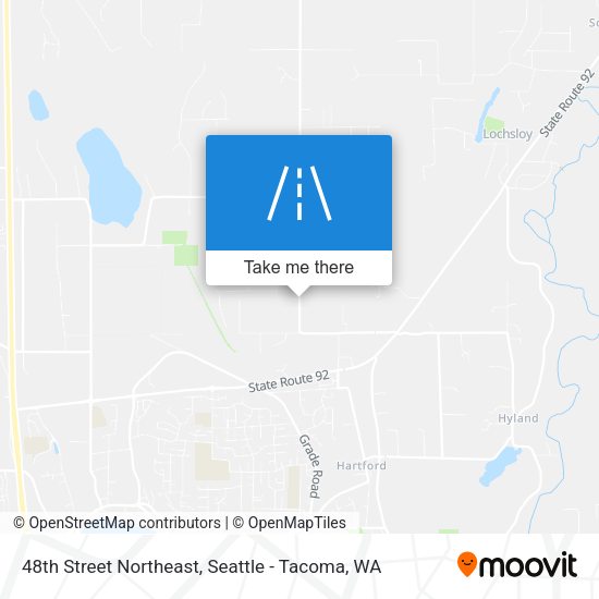 48th Street Northeast map