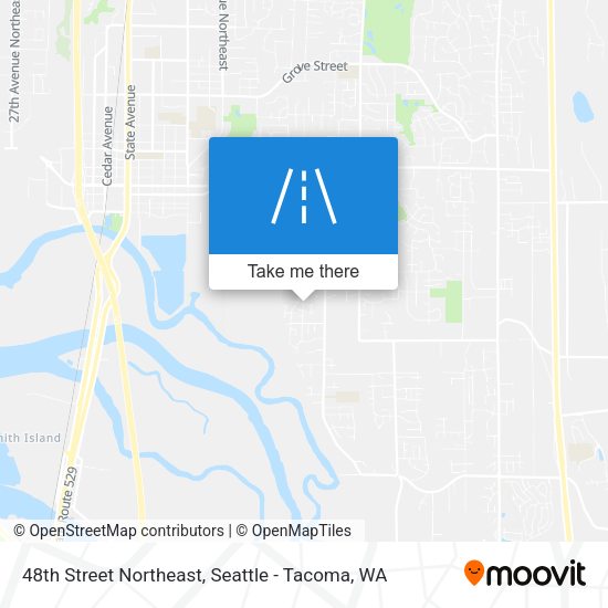 48th Street Northeast map