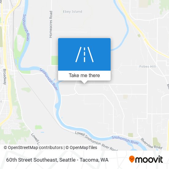 Mapa de 60th Street Southeast