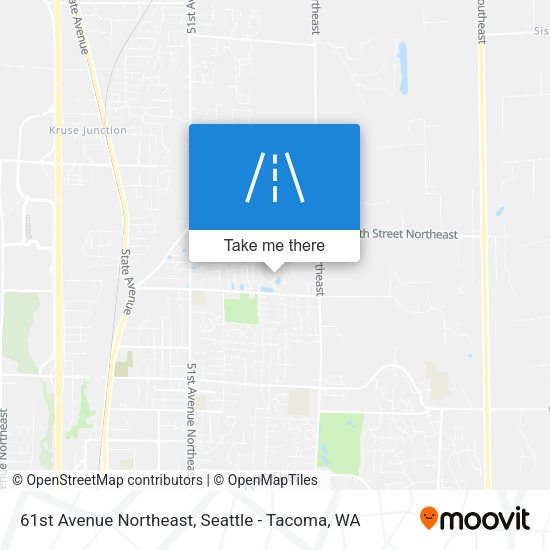 61st Avenue Northeast map