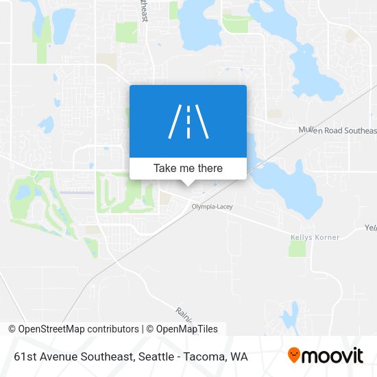 61st Avenue Southeast map