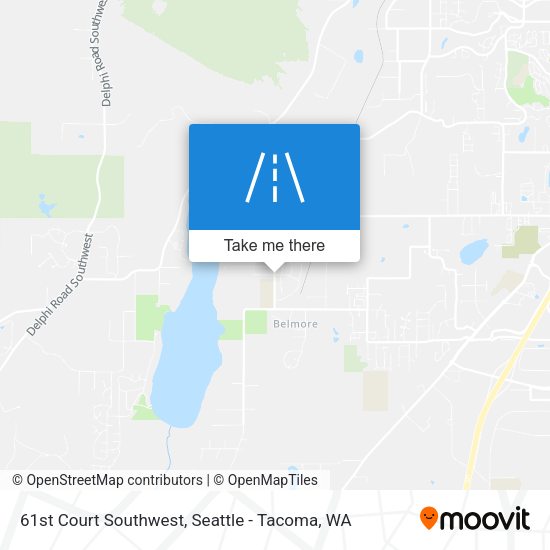 Mapa de 61st Court Southwest