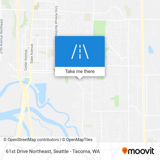 Mapa de 61st Drive Northeast