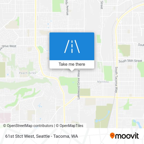 61st Stct West map