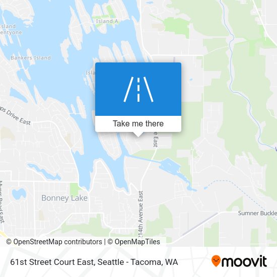Mapa de 61st Street Court East