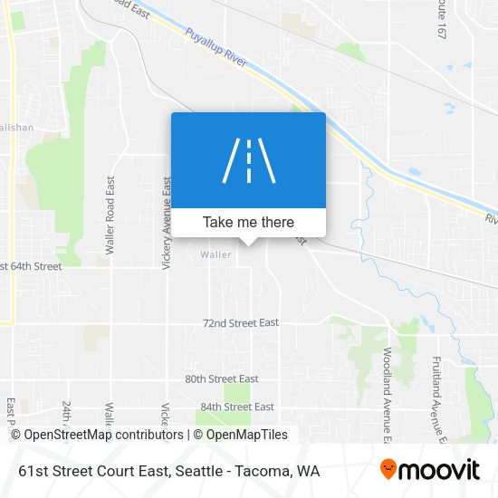 Mapa de 61st Street Court East