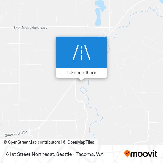 61st Street Northeast map