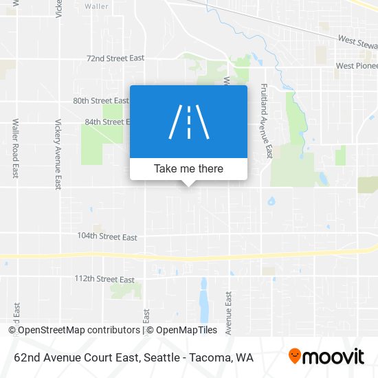 Mapa de 62nd Avenue Court East