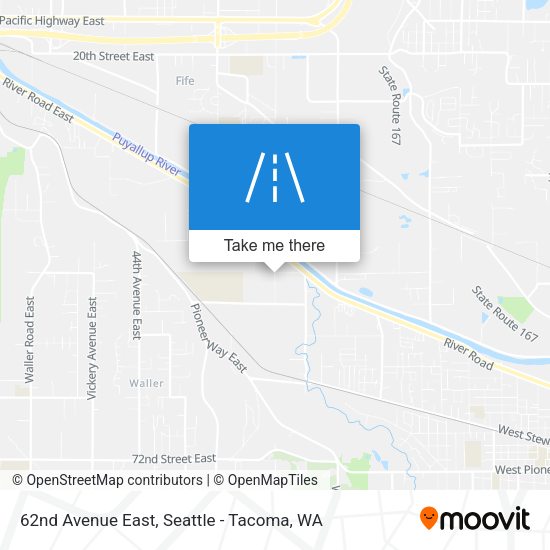 Mapa de 62nd Avenue East