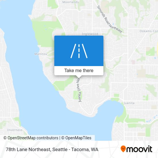 78th Lane Northeast map