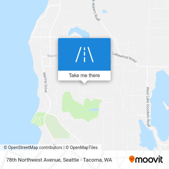 Mapa de 78th Northwest Avenue