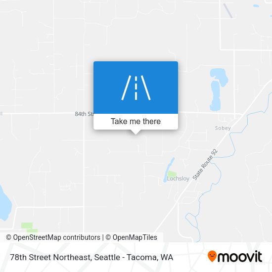 78th Street Northeast map