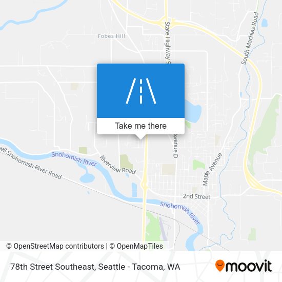 78th Street Southeast map