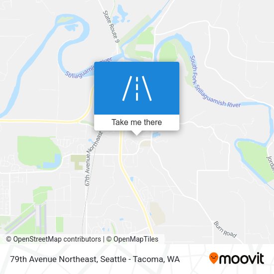 Mapa de 79th Avenue Northeast