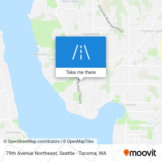 79th Avenue Northeast map