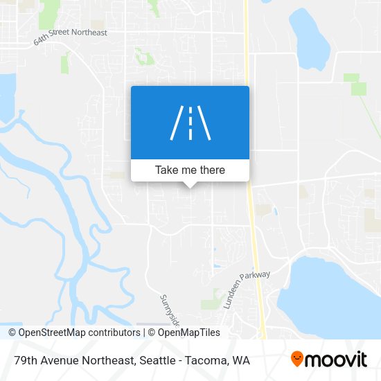 79th Avenue Northeast map