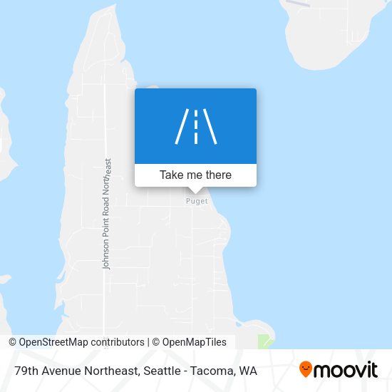79th Avenue Northeast map