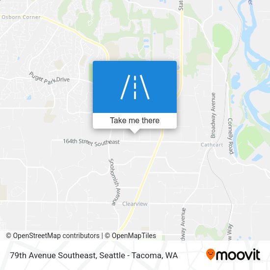 Mapa de 79th Avenue Southeast