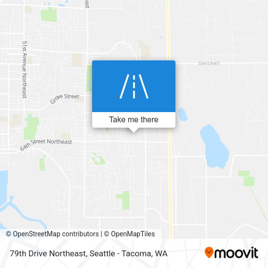 79th Drive Northeast map