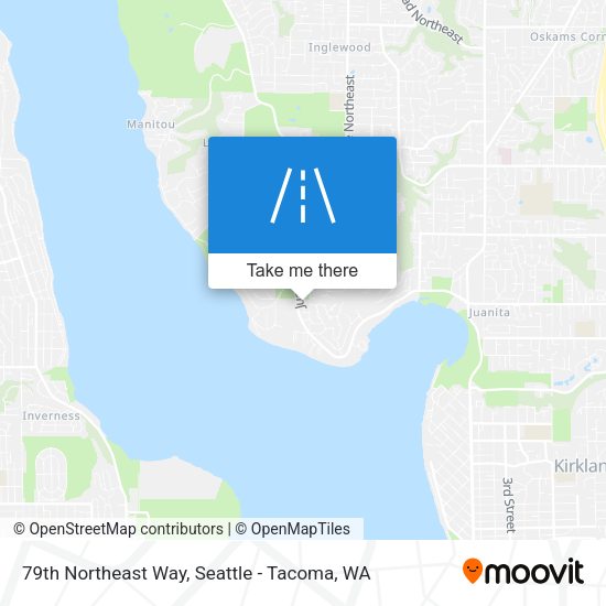 79th Northeast Way map
